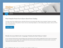 Tablet Screenshot of ebizine.com